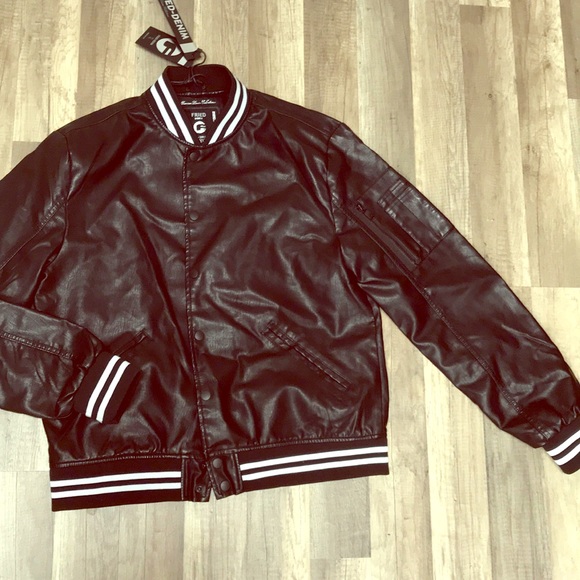 fried denim bomber jacket